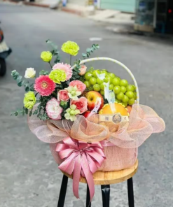 Giỏ Hoa Quả Chúc Mừng Khai Trương iOvi Net - GTCKT1