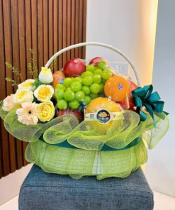 Giỏ Hoa Quả Chúc Mừng Khai Trương iOvi Net - GTCKT9
